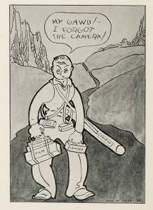 10 Common Mistakes of the Amateur Cameraman (American Cinematographer Magazine October 1933) 1 - CINEWOLF media productions My Gawd! - I forgot the camera!