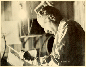 Another view of Mr. Grant at work in his studio.