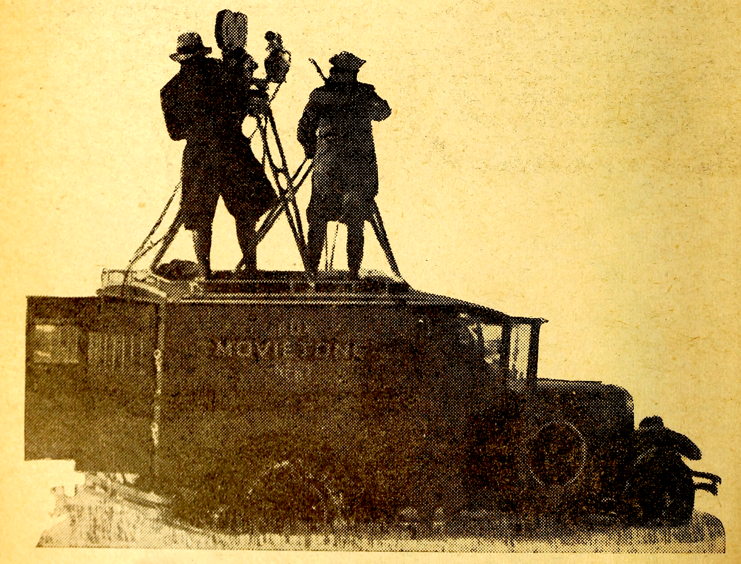 REELS of THRILLS - A newsreel cameraman's life is plenty thrilling (1935) 5 - CINEWOLF media productions Webber Hall catches thrills while they happen - like this !