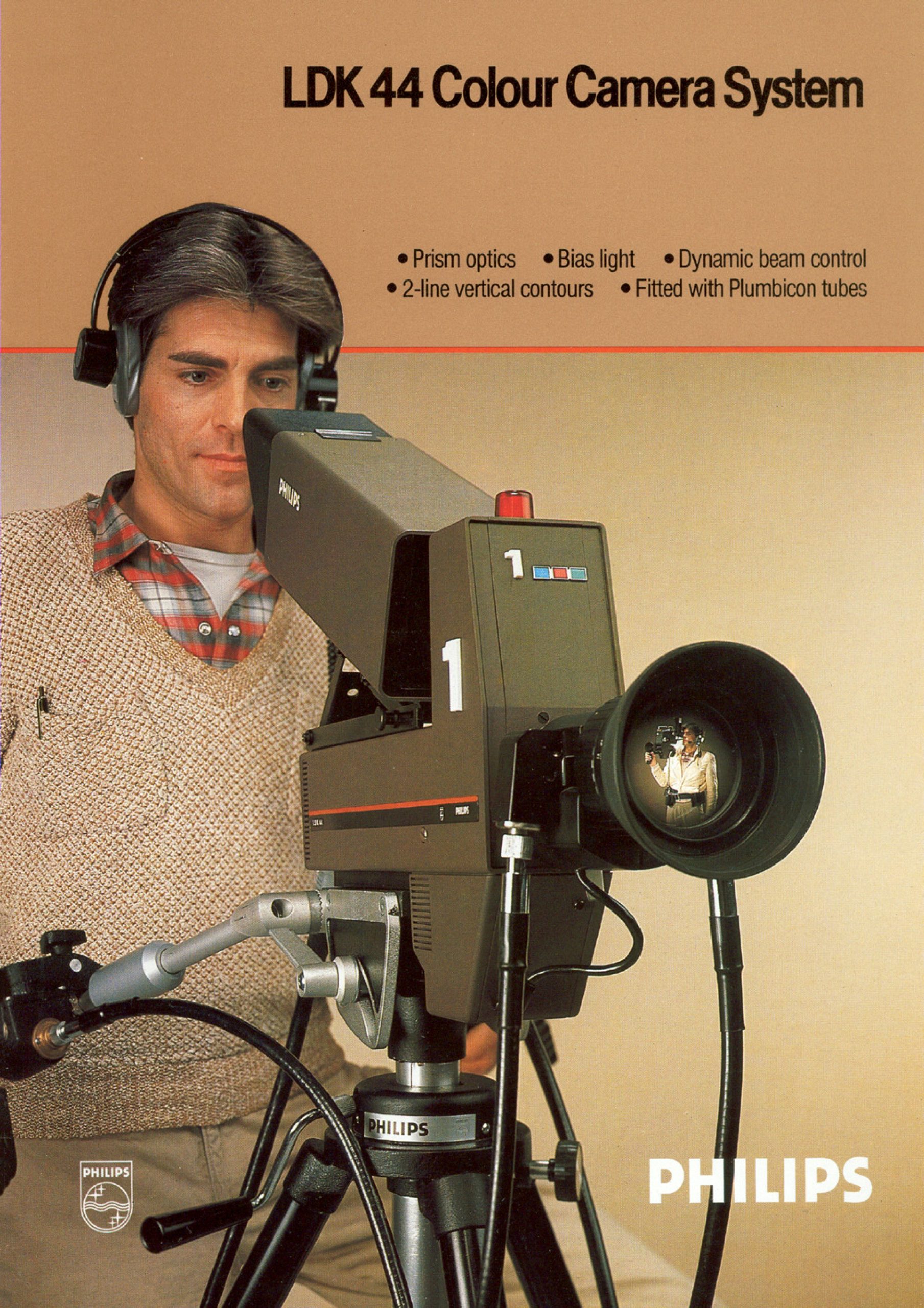 Philips LDK44 Video 80 Kamera - Info-brochure 1981 4 - CINEWOLF media productions image of - CINEWOLF media productions