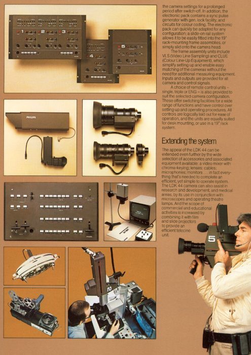 Philips LDK44 Video 80 Kamera - Info-brochure 1981 4 - CINEWOLF media productions image of - CINEWOLF media productions