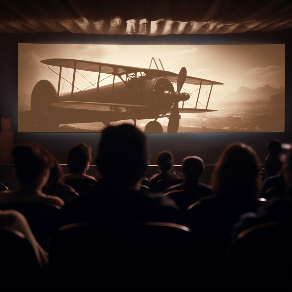 cinewolf_sitting_in_the_movie_theater_and_seeing_the_screen._On_79c5d667-aa44-4cb4-92e9-df2a75c8f537 An old action movie in movie theater.