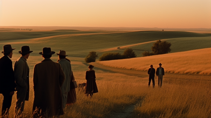 Lichtgestaltung in Days of Heaven (1978) 1 - CINEWOLF media productions image of cinewolf a movie still from the movie Days of Heaven magic hour 27d6c2bb 326d 4f4f aff7 cd9b0fecd290- CINEWOLF media productions