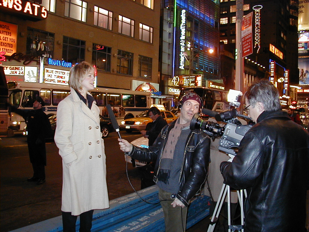 Bus Stop - Shorts on Screen - Times Square NY - 1997