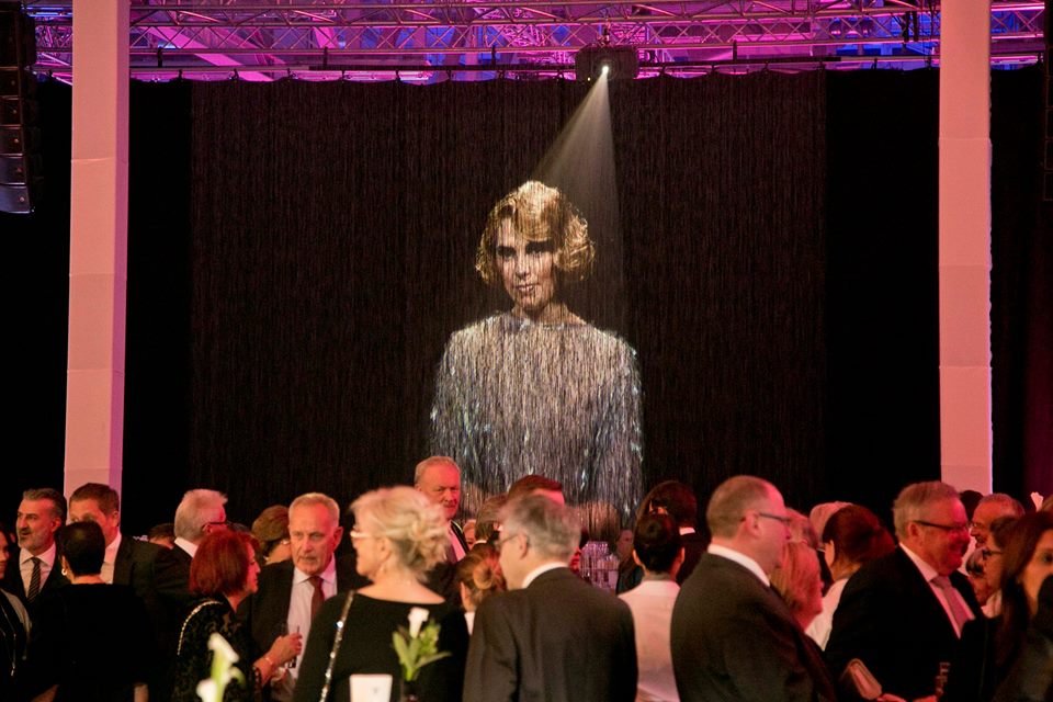 cinewolf media productions - A speaking and interacting waterfall