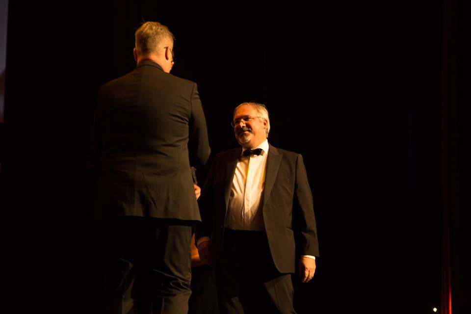 cinewolf media productions - BEA World Awards 2017 - Porto, Wolf receives gratulations and the award.