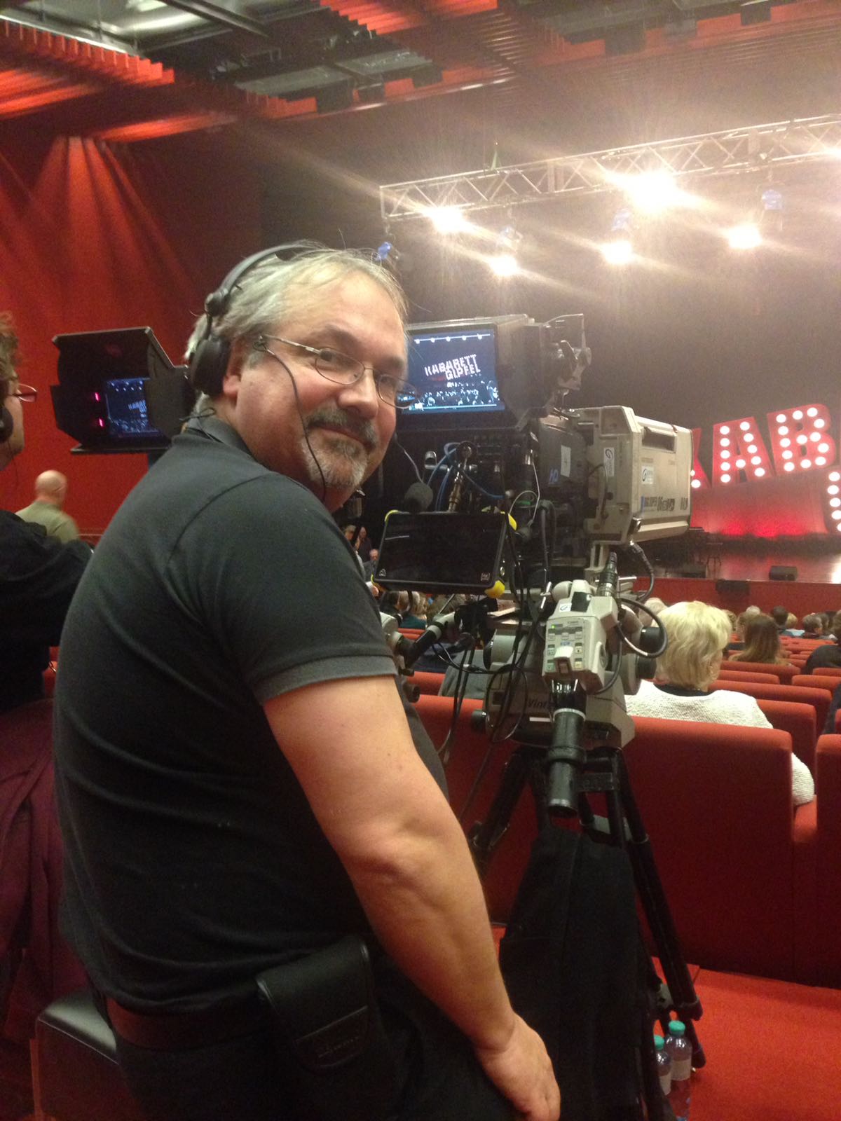 Beim Kabarettgipfel 2017 hinter der Kamera