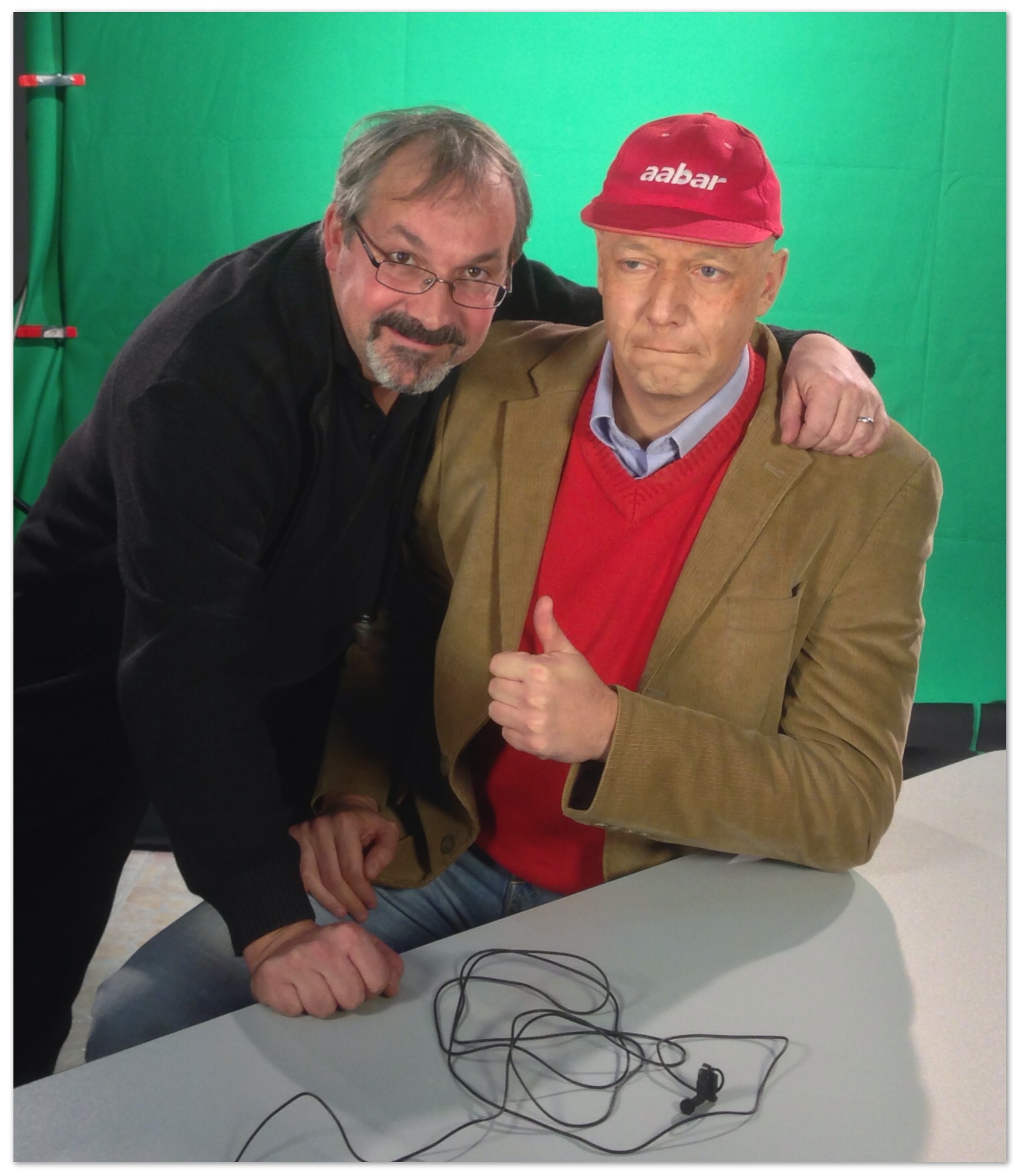 Alex Kristan und Wolf 2013 3 - CINEWOLF media productions cinewolf media productions - Wolf mit Alex Kristan als Niki Lauda