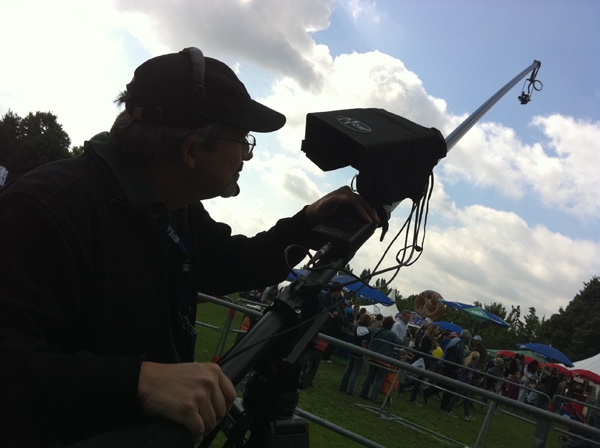 cinewolf media productions - Wolf Zöttl an der Polecam