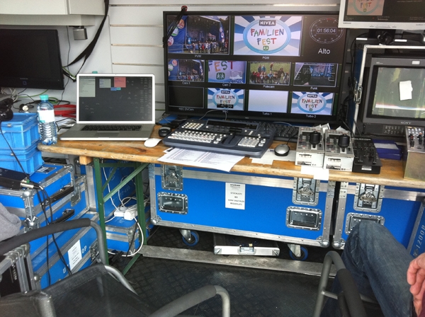 cinewolf media productions - Die Regie im LED-Truck