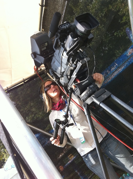 cinewolf media productions - Marion Gröbner an der Kamera