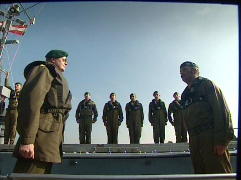 cinewolf media productions - Das Kahlenbergerdorf - Zwischen Wein und Wasser - Patrouillenboot-Staffel Appell